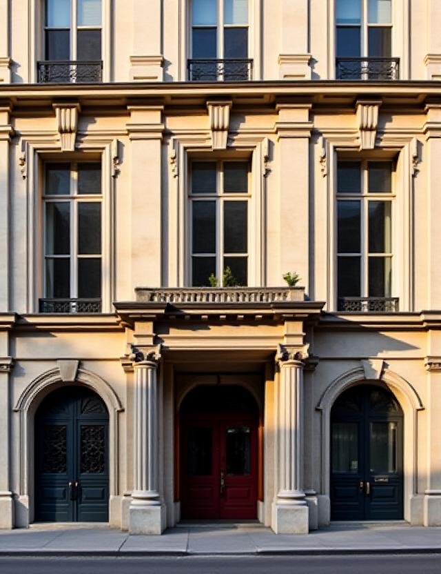 Exterior of the elegant LuminaConsult headquarters in Paris